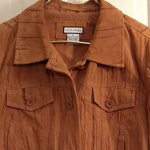 Gorgeous! 100% Leather Jacket. Size 12 (Medium)